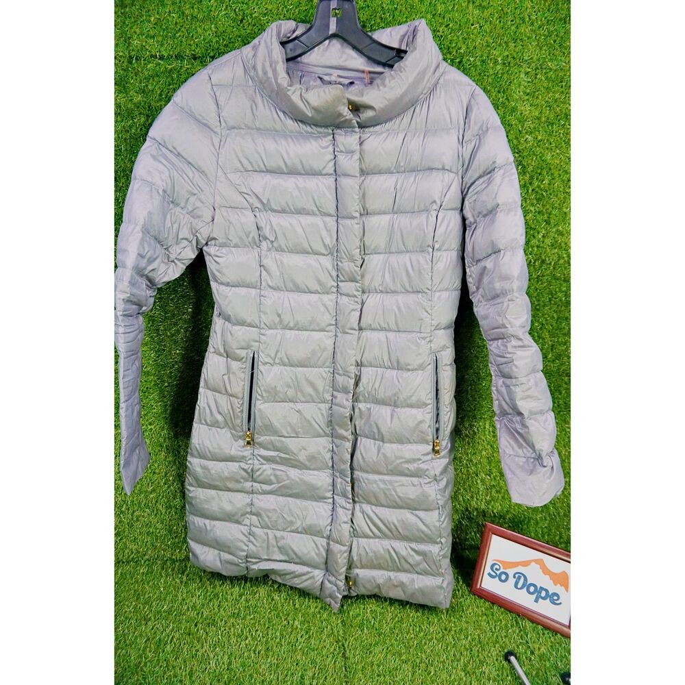 Tahari Gray Puffer Jacket - Women's‎ Size S